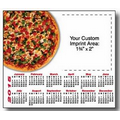 Pizza Process Color Magnetic Calendar / 20 Mil (3 1/2"x4")